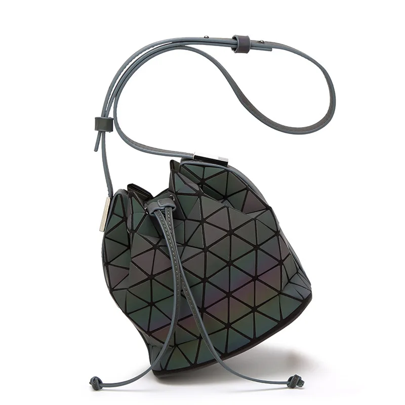 2018 Fashion Rhombus Ladies Luminous Geometric Tote Bag Rhombus ...