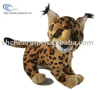 stuffed bobcat toy