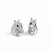 Fashion Going My Way Horse silver men earring stud