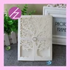 Wedding invitation card paper Hot sell wedding invitation card with tree pattern QJ26