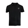 custom 93% cotton 7% spandex logo polo golf tri blend blank v neck t shirts printing with private label dropship