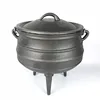 Cast Iron Potjie Pot Size 3 - Including Complementary Lid Lifter Knob
