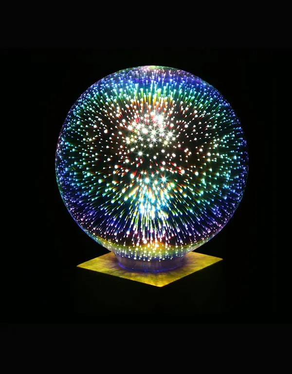 G125 Colorful 3d Led Fireworks Ball Light Bulb - Buy G125 Colorful 3d ...