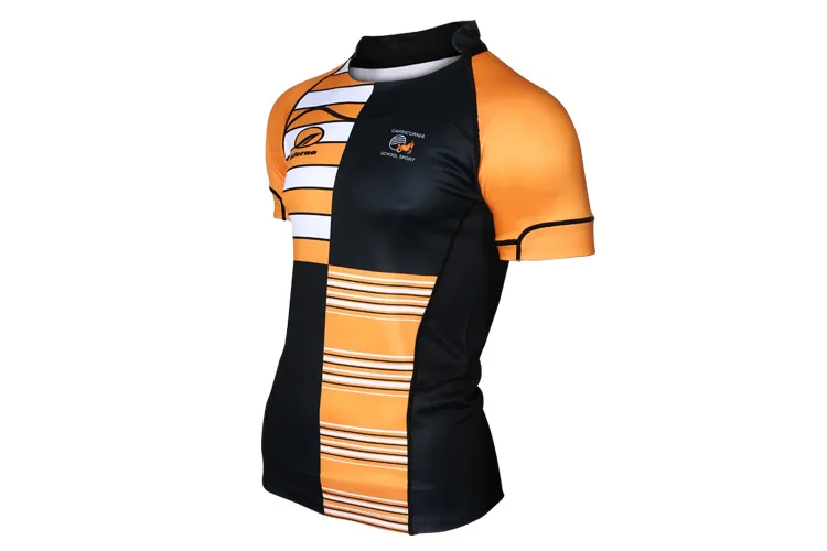 Wholesale Quick Dry Stretch Polyester Rugby Club Jersey Sublimation