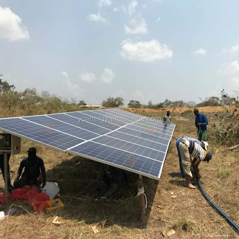 Sudan Farm Irrigation Submersible Borehole Solar Energy Water Pump 