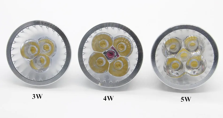 DC 12V Dimmable LED 3W 4W 5W 85-265V E27 220V 110V Spot Candle MR16 led Light