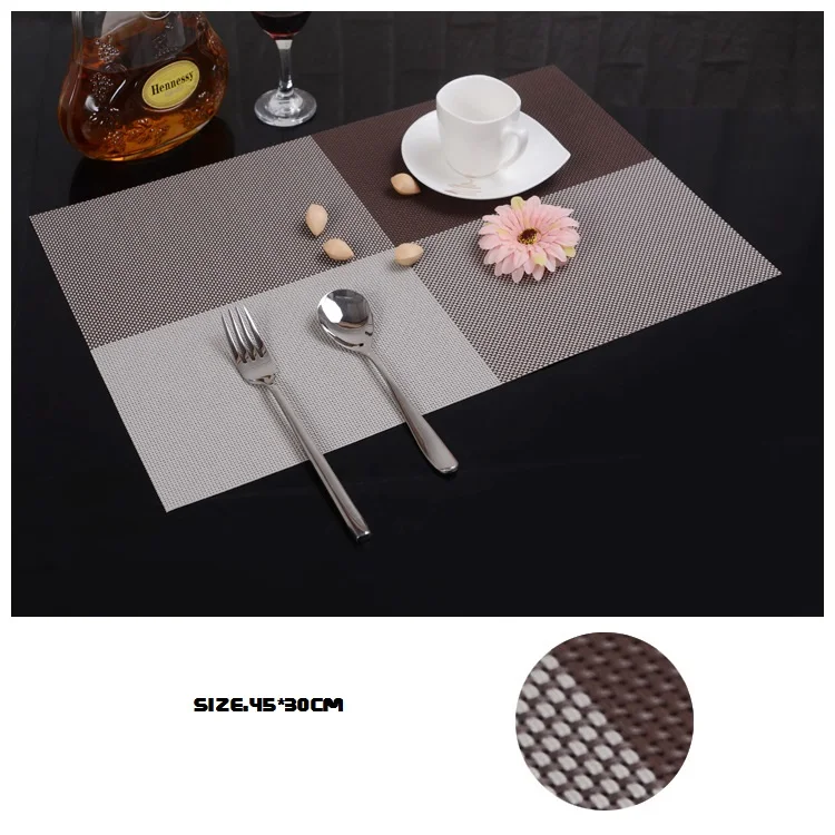 Custom Printed Colorful Safe Dining Table Place Mat,Ecofriendly Hot