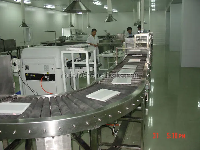 Motorizada De Acero De Plástico De Acero Inoxidable Transportador De