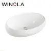 Chaozhou toilet factory direct oval shaped italian wash basin ceramic hand basin