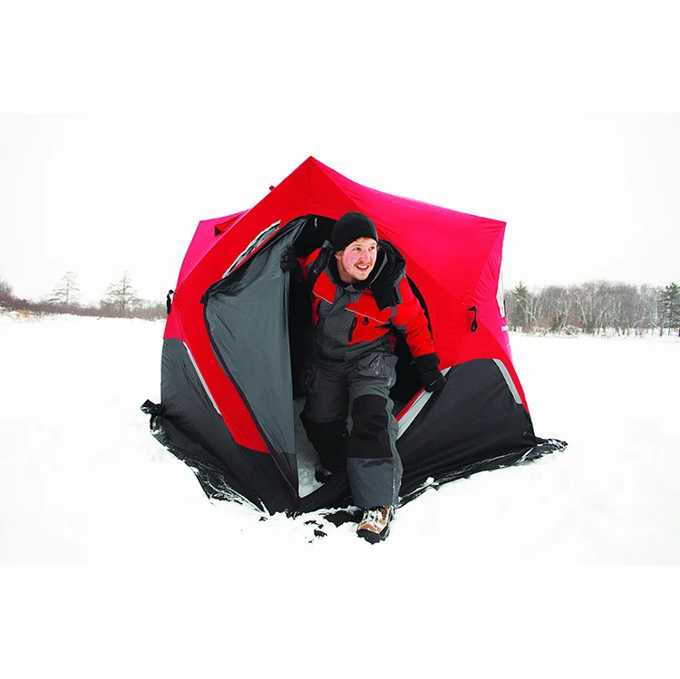 Portable Waterproof Winter Camping Tent Keep Warm Pop Up Winter Ice