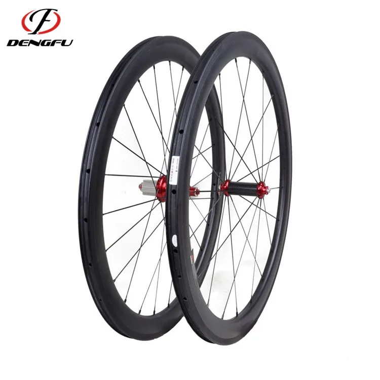 23mm Width Carbon Wheelset 700c Clincher Rim 50mm Depth Disc Road