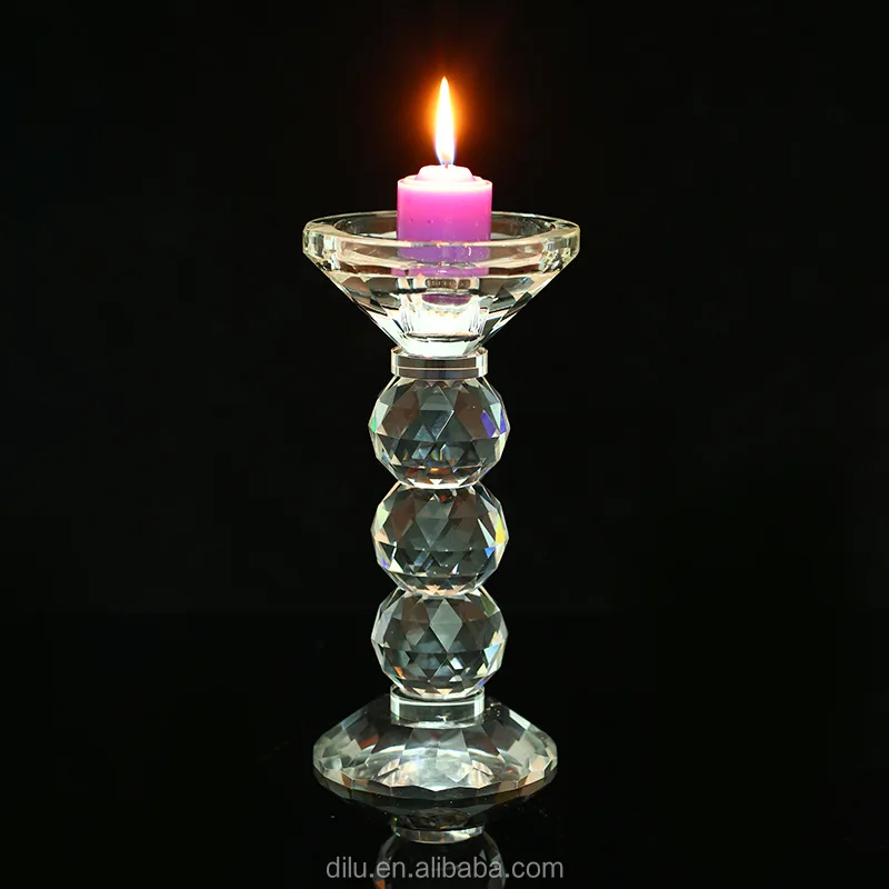 Wholesale Longstemmed Tall Crystal Glass Candle Holder Buy Crystal
