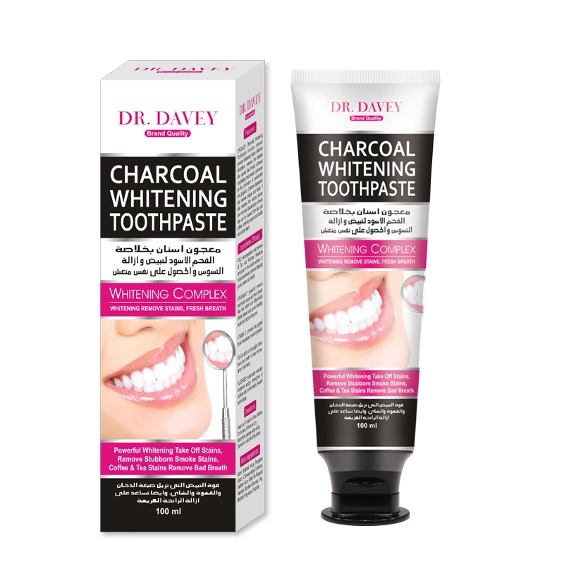 Dr.daver Activated Charcoal Organic Coconut Oil Teeth Whitening