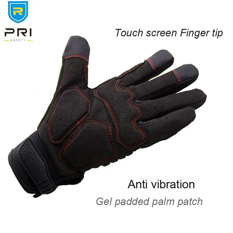 High Performance Gel Padded Palm Antivibration Hand Drilling Working