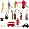 Die Cast London Icons Miniature Souvenirs England City Tags Keyrings Key Chain
