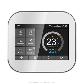 Touch Screen Wifi Thermostat For Heating And Cooling,Smart Home ...