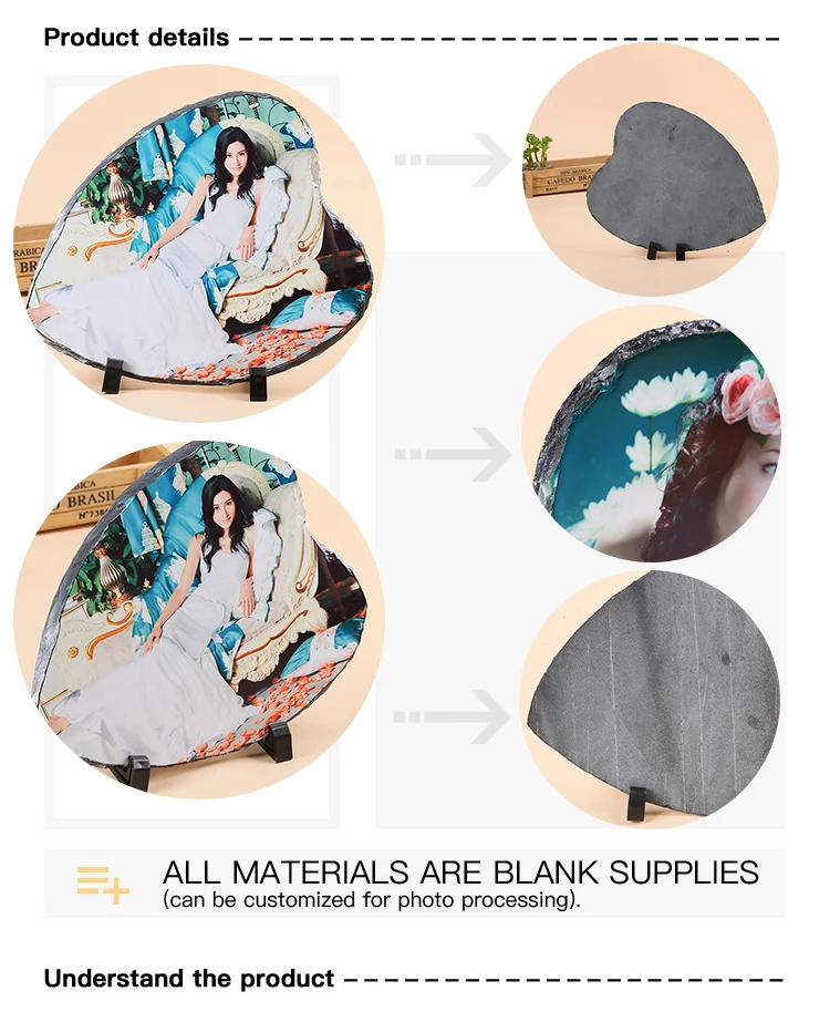 Factory Sales New Product Large Heart Shape Rock Photo