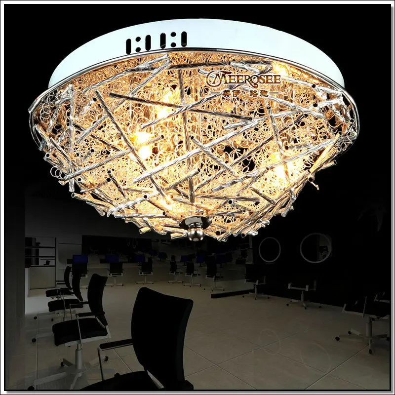 Best Selling Modern Aluminum Ceiling Light Fitting, Novelty Silver Ceiling Lamp MD88053