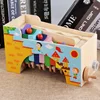 wooden music hand rock ball game children early education puzzle baby wooden ladder toy