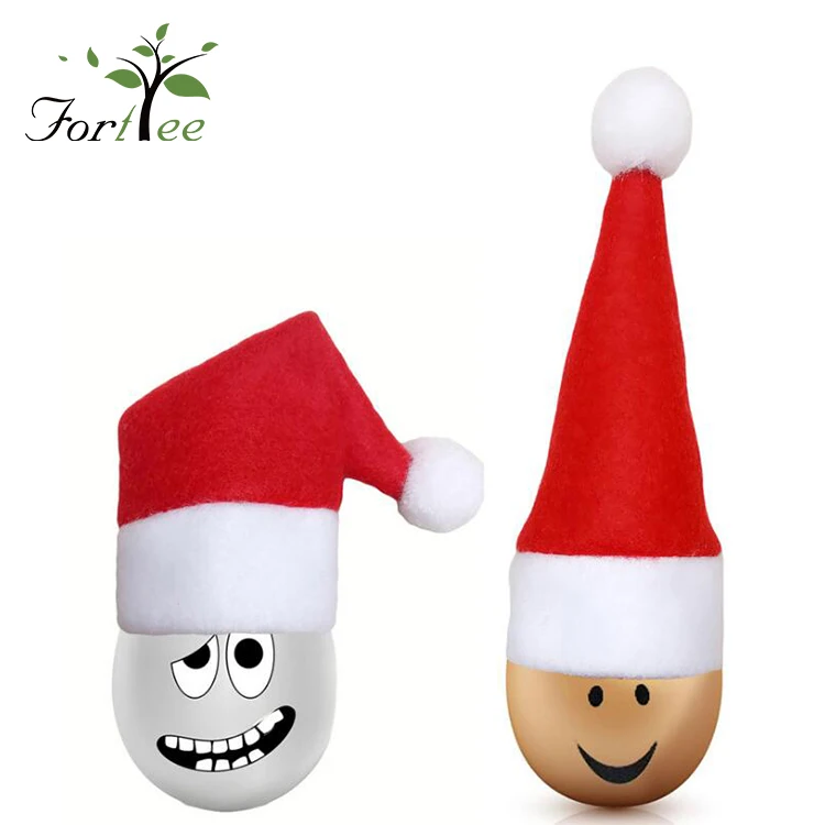 mini santa claus hats