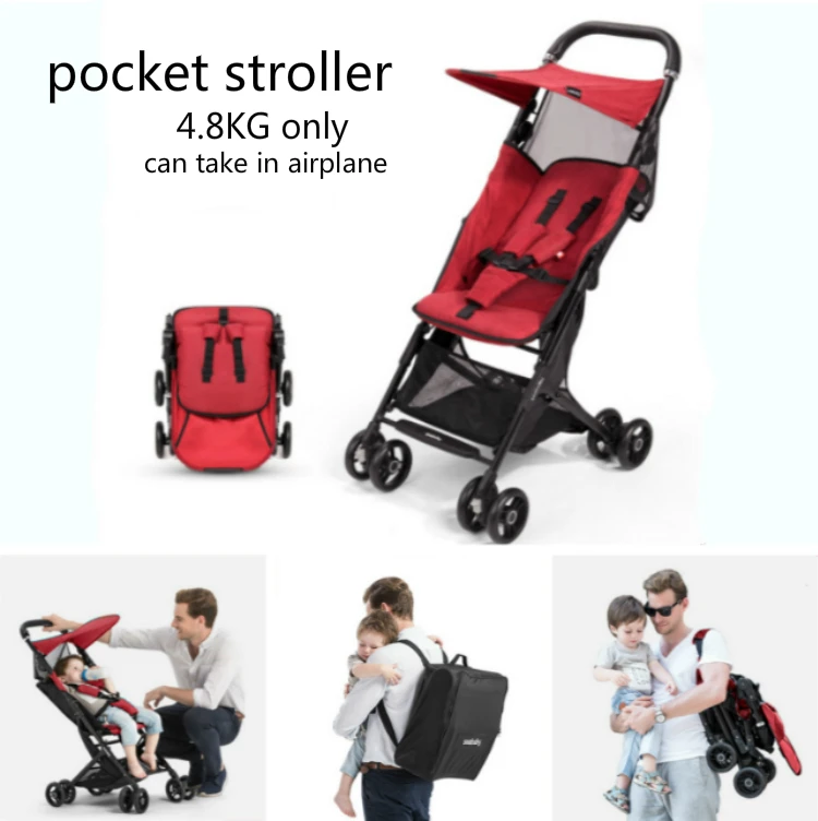 pocket folding stroller