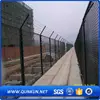 Airport security chain link fencing