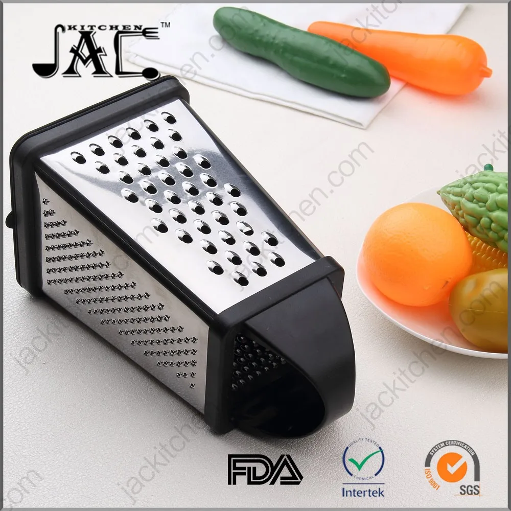 4sides Multi Wonder Stainless Steel Boxed Cheese Grater With Bowl