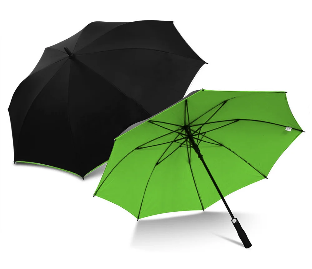 lime green rain umbrella