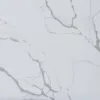 Polished Crushed Glass Surface AS-N85 Calacatta Laza Quartz Slabs Kitchen Countertop