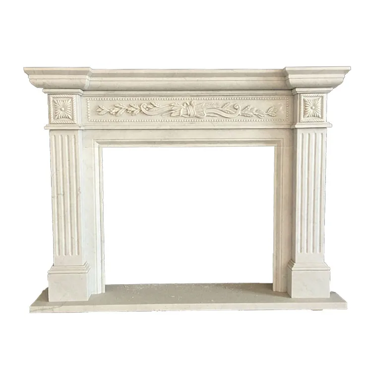 Carving Baffle Black Granite Mantel Fireplace Surround Buy