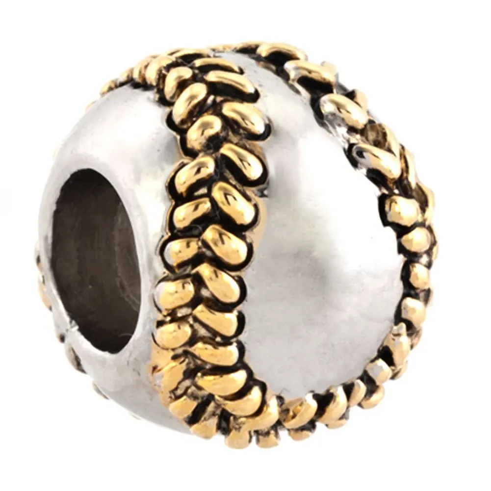 Baseball Charm I Love Sports Jewelry Sale Cheap New Beads Fits Pandora Charms Bracelets