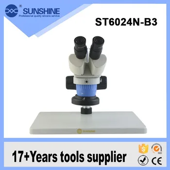 Big Working Base Led Light Binocular Stereo Optical Microscope ...