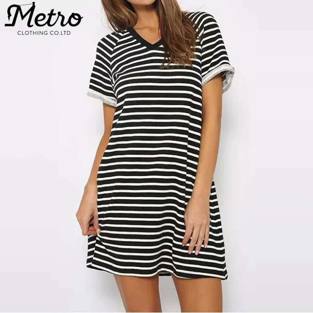 cotton tee shirt dress plus size