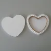 heart shape stretched canvas