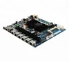 Intel Atom D525 industrial network security firewall computer motherboard 6 lan, dc power,sim,CF