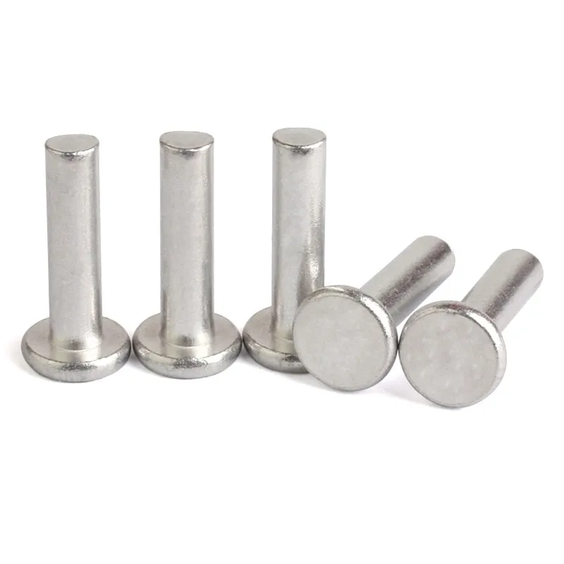 Aluminum And Stainless304 Material Flat Csk Head Solid Rivets - Buy ...