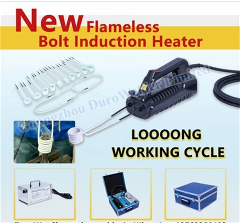 Dw1.2kw Portable Induction Heater For Rusty Bolt And Nut Remove Screw