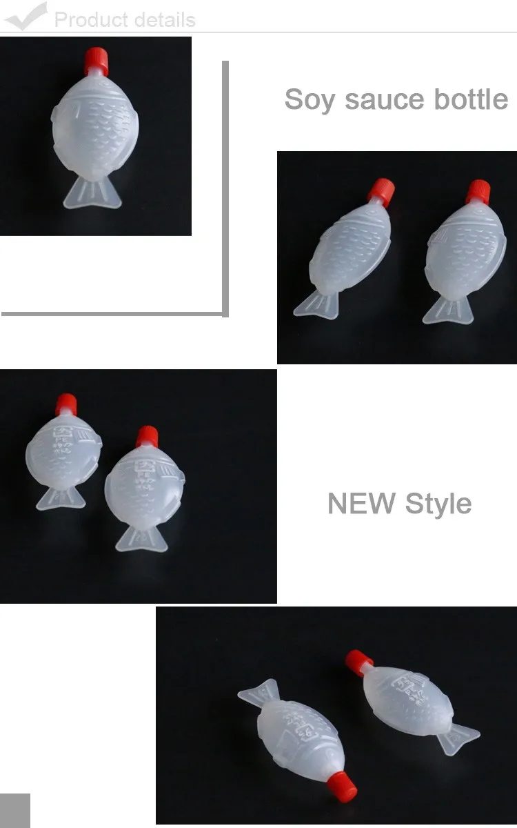 2.6ml 8ml Fish Shape Bottle With Soya Disposable Plastic Packing Bottle With Cap Buy Fish