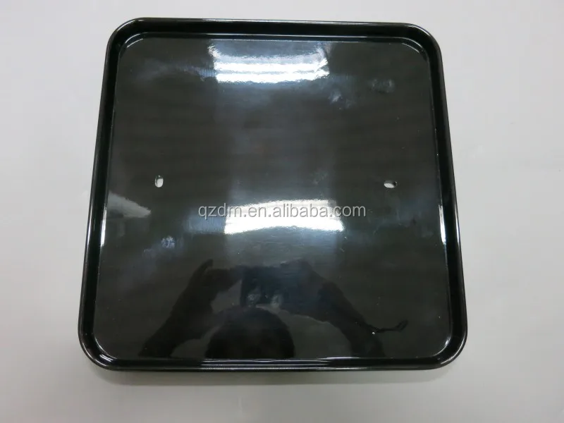27cm Melamine nameplate base , Black tray