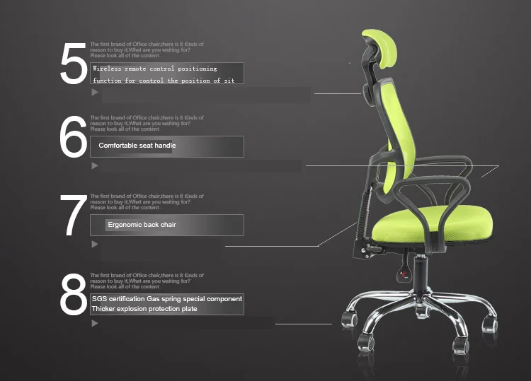 Starsdove ergonomic Adjustable Mesh Chairs Highback Executive Chair Air Conditioned Office