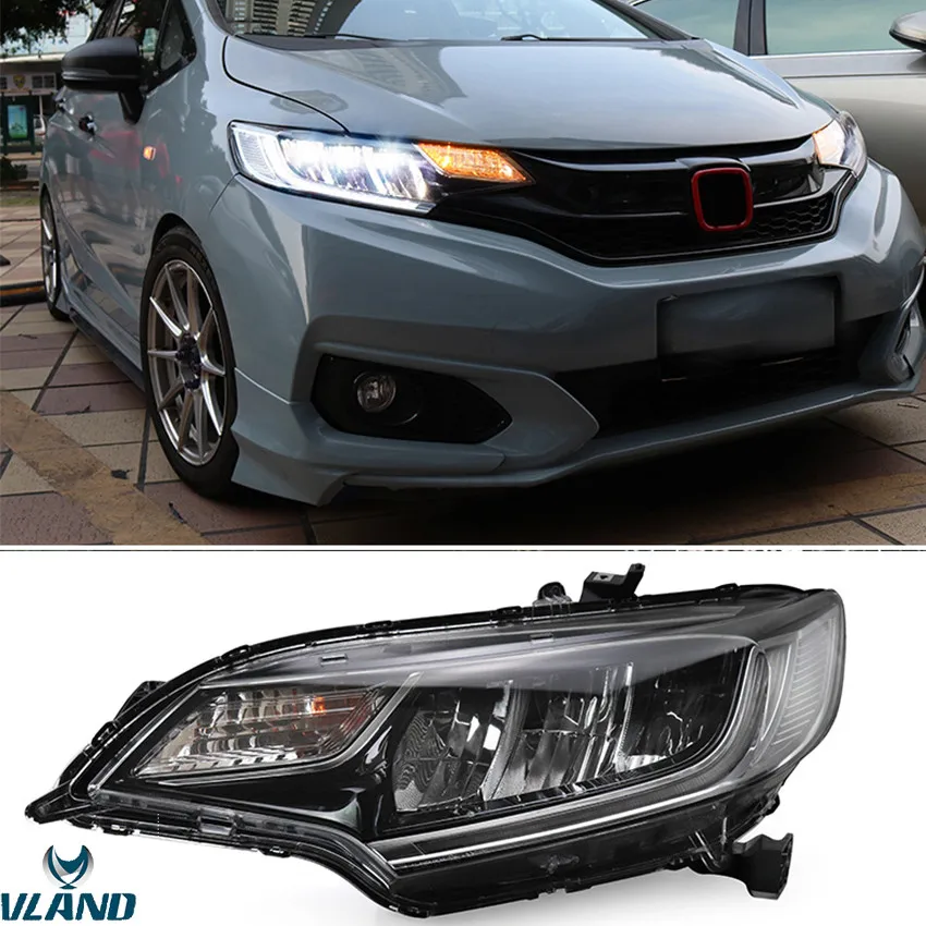 China Vland factory fit for car JAZZ RS Headlamp  for 2014. 2016 2017 2018 for Jazz HEADLIGHT wholesale price