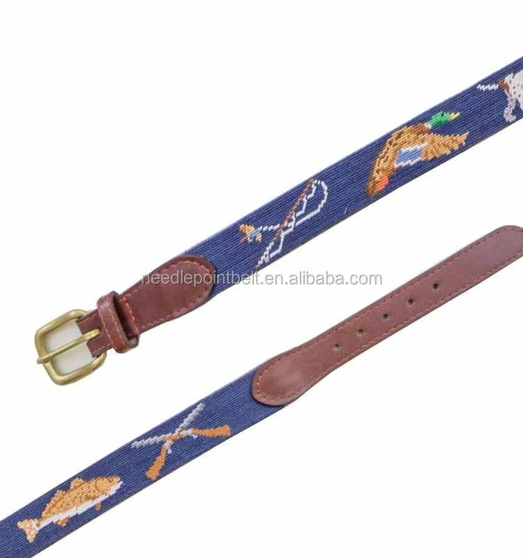 Southern Sportsman Needlepoint Golf Belt Men Buy Needlepoint Golf