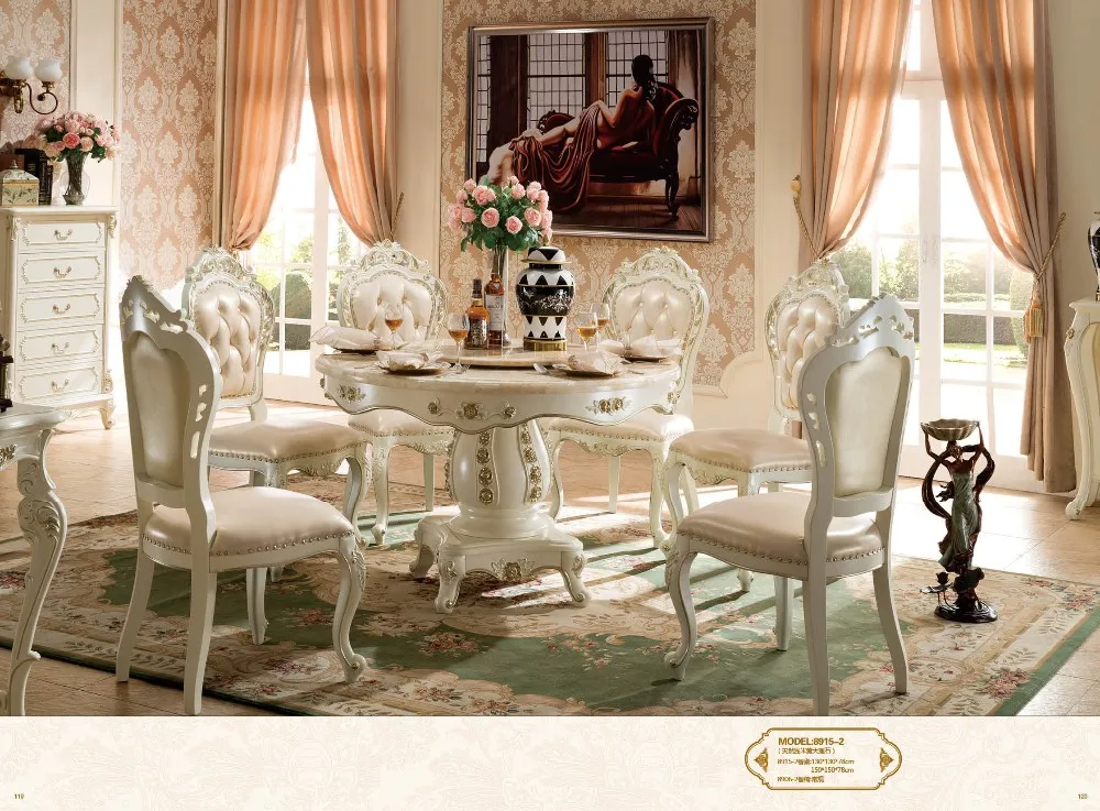 Antique White Italian Classic Luxury Apartment Dining Room Sets Buy