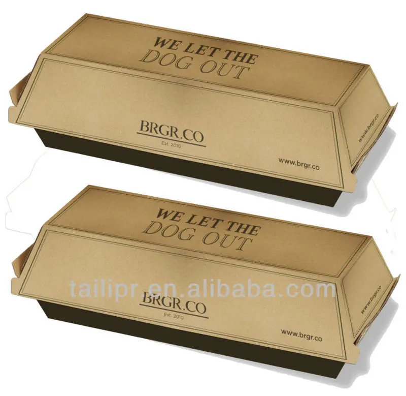 hot dog to go containers