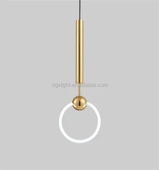modern round pendant light