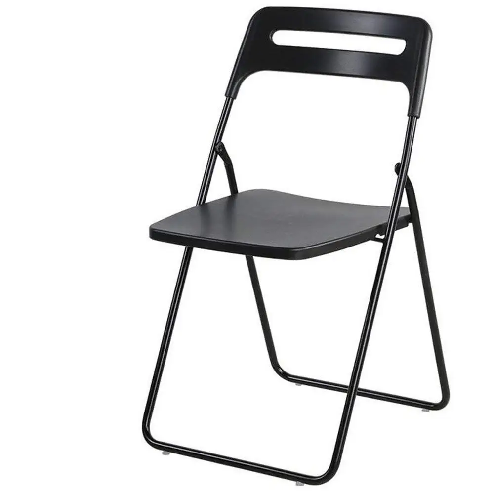 ARAYACY Nordic Simple Plastic Folding Chair Backrest Leisure Home Computer Chair Fashion Staff Chair,C