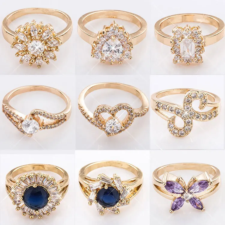 latest gold rings for women