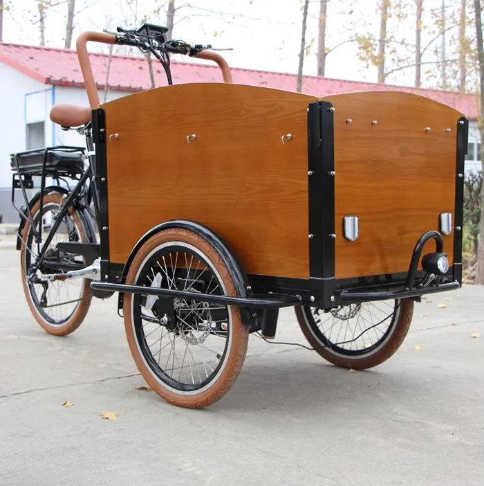 Bakfiets 3 Wheel Electric Tricycle Cargo Bike With Cabin - Buy Cargo ...