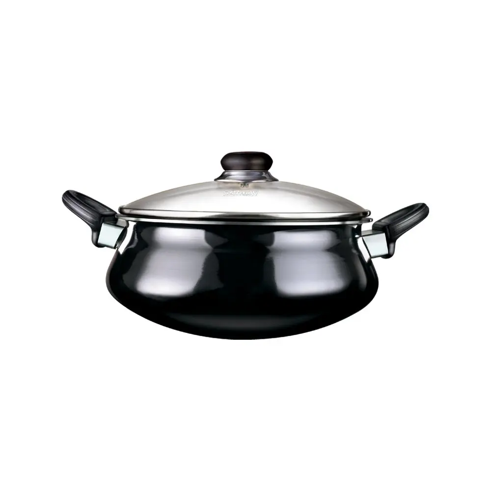 Buy Nirali 8 inch Thick aluminium Teflon Platinum nonstick coated “hopper” / appam pan with