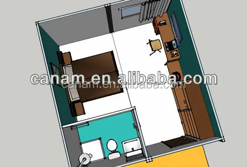 home construction long cabin ready made house use prefabricated house
